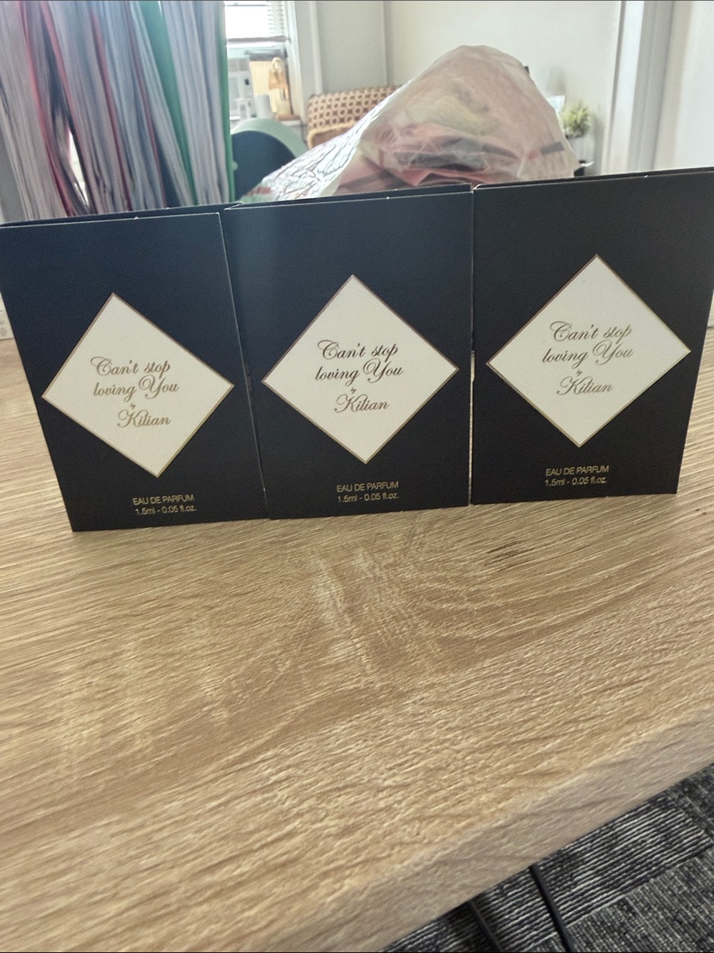 Brand new set of 3 Can’t Stop Loving You by Kilian